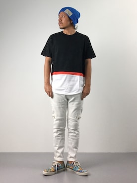 「Sperry Top-Sider（スペリートップサイダー）のアイテム」を使った、B-chanさん（メンズ・168cm）の夏コーディネート