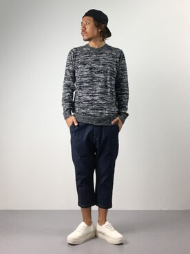 「ADAM ET ROPE'（アダムエロペ）のアイテム（キャップ）」を使った、B-chanさん（メンズ・168cm）の夏コーディネート