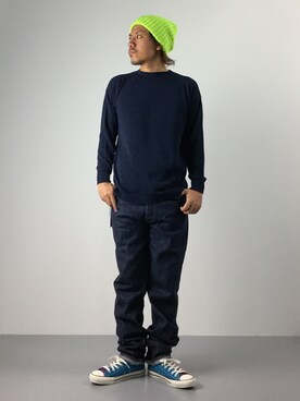 「A STORE（エーストア）のアイテム」を使った、B-chanさん（メンズ・168cm）の夏コーディネート