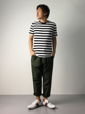 「TOP SEVEN（トップセブン）のアイテム」を使った、B-chanさん（メンズ・168cm）の秋コーディネート