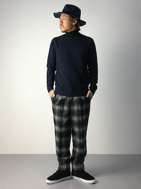 「DETAILS（ディテールズ）のアイテム（シューズ）」を使った、B-chanさん（メンズ・168cm）の秋コーディネート