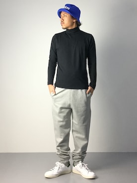 「PANTS...（パンツ）のアイテム」を使った、B-chanさん（メンズ・168cm）の秋コーディネート