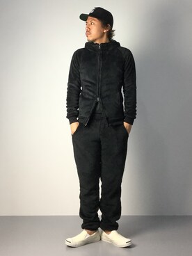 「wjk（ダヴルジェイケイ）のアイテム（スウェット）」を使った、B-chanさん（メンズ・168cm）の秋コーディネート