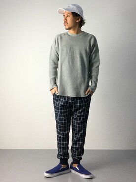 「PANTS...（パンツ）のアイテム」を使った、B-chanさん（メンズ・168cm）の秋コーディネート