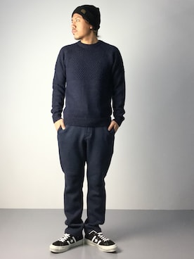 「URBAN RESEARCH（アーバンリサーチ）のアイテム（スニーカー）」を使った、B-chanさん（メンズ・168cm）の秋コーディネート