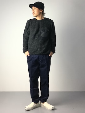 「SHIPS JET BLUE（シップスジェットブルー）のアイテム（その他トップス）」を使った、B-chanさん（メンズ・168cm）の秋コーディネート