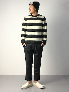 「VANS（バンズ）のアイテム（帽子）」を使った、B-chanさん（メンズ・168cm）の秋コーディネート
