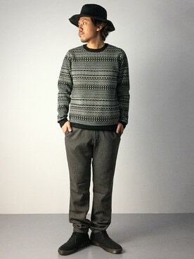 「SHIPS JET BLUE（シップスジェットブルー）のアイテム（ブーツ）」を使った、B-chanさん（メンズ・168cm）の秋コーディネート