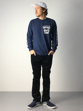 「crocs（クロックス）のアイテム」を使った、B-chanさん（メンズ・168cm）の秋コーディネート