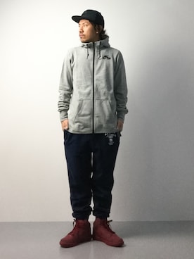 「green label relaxing（グリーンレーベルリラクシング）のアイテム（キャップ）」を使った、B-chanさん（メンズ・168cm）の秋コーディネート