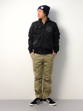 B-chanさん（メンズ・168cm）の冬コーディネート