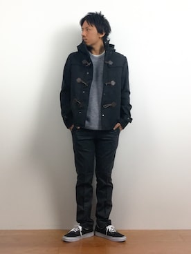 「CIAOPANIC（チャオパニック）のアイテム（その他アウター）」を使った、B-chanさん（メンズ・168cm）の冬コーディネート