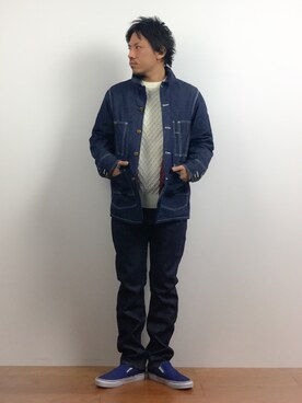 B-chanさん（メンズ・168cm）の冬コーディネート