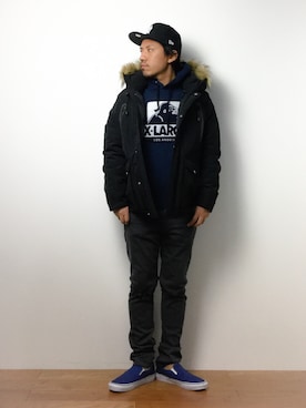 B-chanさん（メンズ・168cm）の冬コーディネート