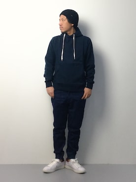 「DETAILS（ディテールズ）のアイテム」を使った、B-chanさん（メンズ・168cm）の冬コーディネート