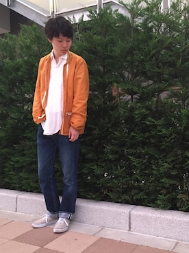 「used mix」｜「アイテム（ブルゾン）」を使った、さくさん（メンズ・170cm）の春コーディネート