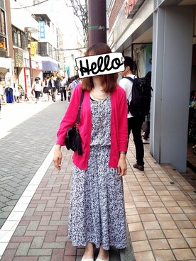 。華彩さんのコーディネート