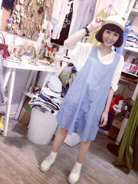 「A dress a day（ア　ドレス　ア　デイ）のアイテム」を使った、Miyaさん（レディース・43cm）の夏コーディネート