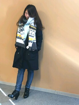 makaさん（レディース・160cm）の冬コーディネート