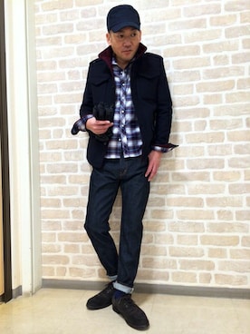 スーさんさん（メンズ・173cm）の冬コーディネート