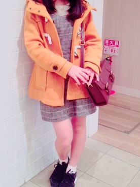 「軽井沢」｜はるなさん（レディース・152cm）の秋コーディネート