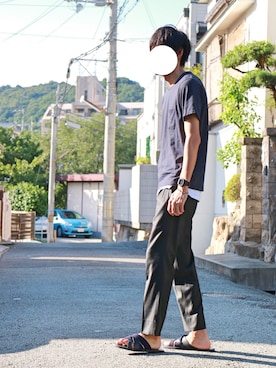 「G-SHOCK」｜ワタルさん（メンズ・180cm）の夏コーディネート