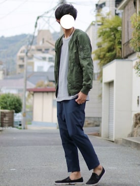 ワタルさん（メンズ・180cm）の春コーディネート