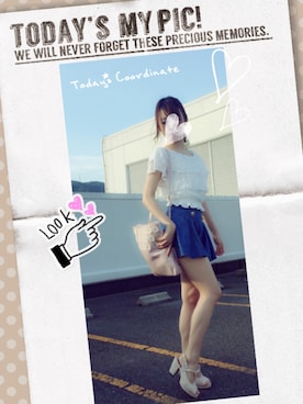 「Magender（マジェンダ）のアイテム」を使った、Akaneさん（レディース・164cm）の春コーディネート