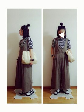 ばな奈さん（レディース・157cm）の夏コーディネート