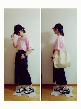 ばな奈さん（レディース・157cm）の夏コーディネート