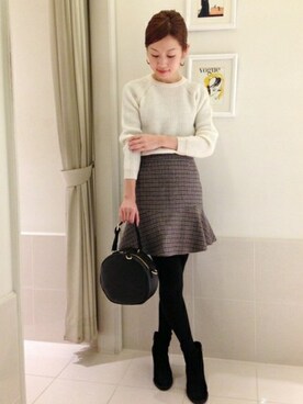 Suzyさん（レディース・159cm）の冬コーディネート