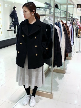 IENA（イエナ）の「ラムリバーメルトンPコート。（ピーコート）」 - WEAR