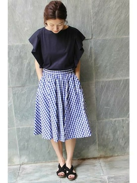 Suzyさん（レディース・159cm）の夏コーディネート