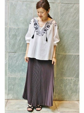 Suzyさん（レディース・159cm）の春コーディネート