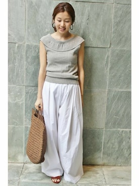 Suzyさん（レディース・159cm）の夏コーディネート