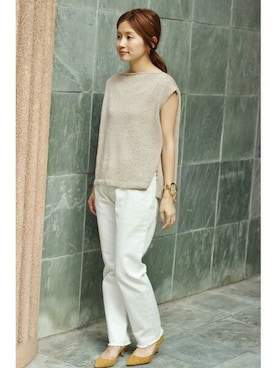 「IENA LA BOUCLE（イエナラブークル）のアイテム」を使った、Suzyさん（レディース・159cm）の夏コーディネート