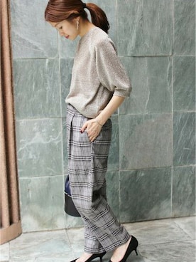 「スウェードパンプス」｜Suzyさん（レディース・159cm）の夏コーディネート