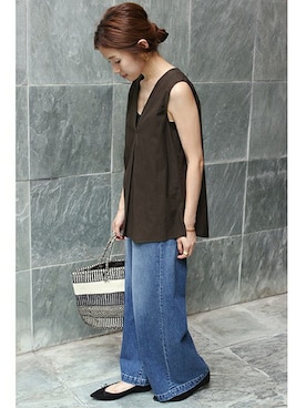 「repetto」｜Suzyさん（レディース・159cm）の夏コーディネート