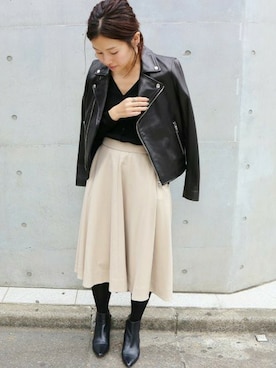 「ブーティ」｜Suzyさん（レディース・159cm）の冬コーディネート