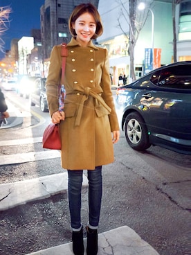 jihyun_imvelyさん（レディース・163cm）の冬コーディネート