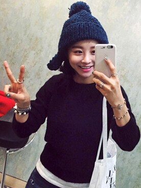 jihyun_imvelyさん（レディース・163cm）の冬コーディネート