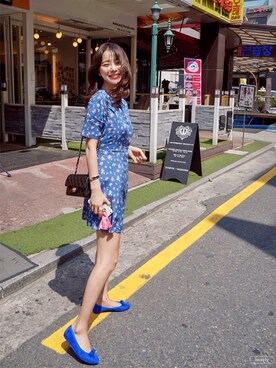 「imvely」｜「アイテム（バッグ）」を使った、jihyun_imvelyさん（レディース・163cm）の春コーディネート