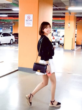 「imvely」｜「アイテム（サンダル）」を使った、jihyun_imvelyさん（レディース・163cm）の春コーディネート