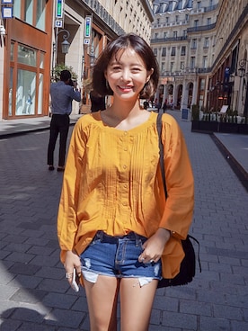 「imvely」｜「アイテム（サンダル）」を使った、jihyun_imvelyさん（レディース・163cm）の春コーディネート