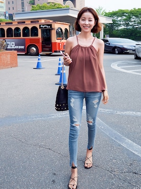 jihyun_imvelyさん（レディース・163cm）の夏コーディネート