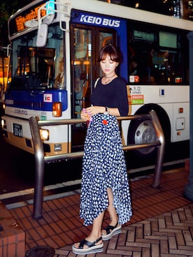 「imvely」｜「アイテム（サンダル）」を使った、jihyun_imvelyさん（レディース・163cm）の夏コーディネート