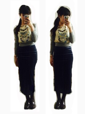 yukimaekawa🌸さん（レディース・160cm）の冬コーディネート