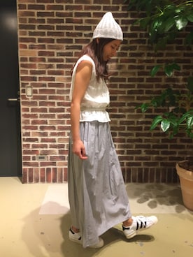 「B:MING by BEAMS（ビーミングバイビームス）の【InRed6月号掲載】【VERY5月号掲載】ビーミング by ビームス / ギャザーマキシスカート 16SS（スカート）」を使った、mitsukoさん（レディース・160cm）の春コーディネート