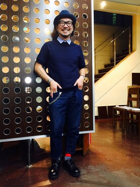 「gokan」｜ゴカン ヒロユキさん（メンズ・173cm）の秋コーディネート