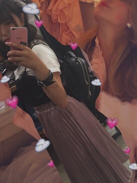 「UNIF（ユニフ）のアイテム（バッグ）」を使った、NATSUKIさん（レディース・150cm）の秋コーディネート